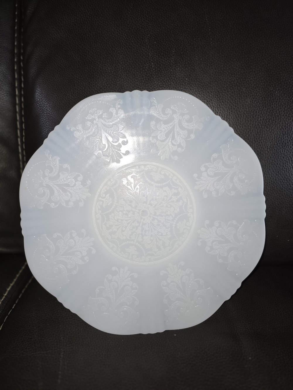 Antique American Sweetheart plate MacBeth-Evans Glass Company